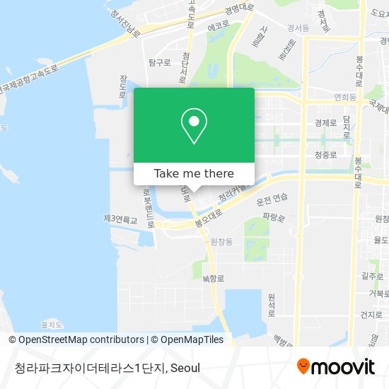 청라파크자이더테라스1단지 map