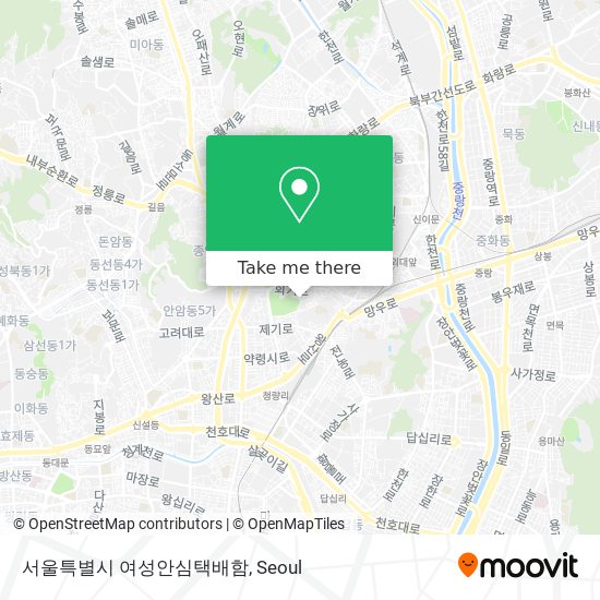 서울특별시 여성안심택배함 map