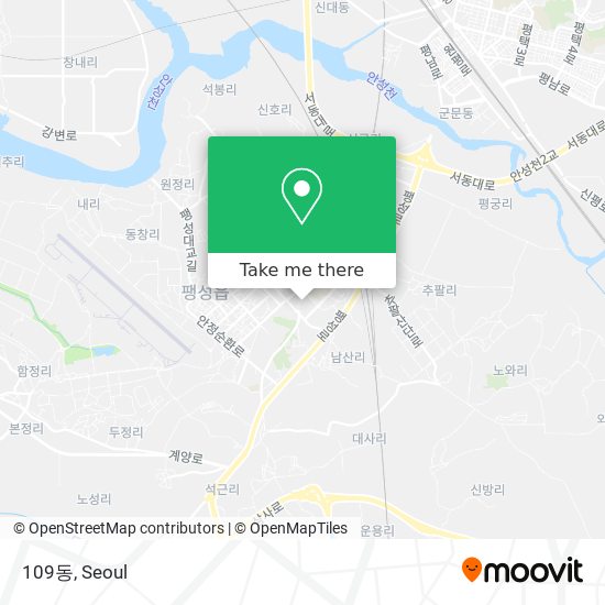 109동 map