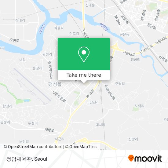 청담체육관 map