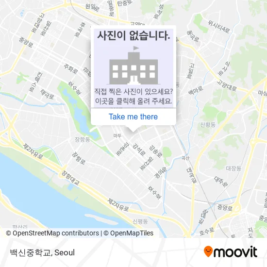 백신중학교 map