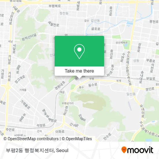 부평2동 행정복지센터 map