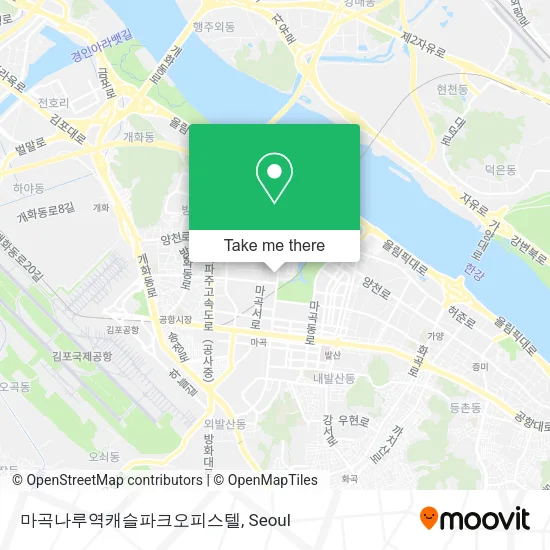 마곡나루역캐슬파크오피스텔 map