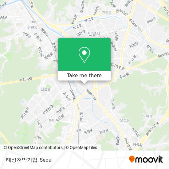 태성천막기업 map