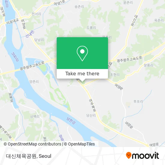 대신체육공원 map