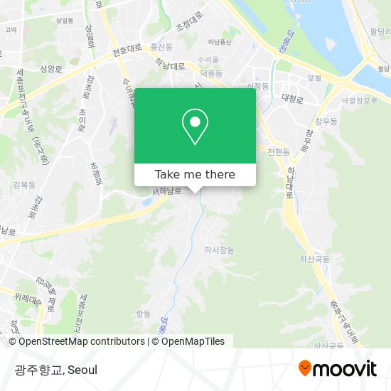 광주향교 map