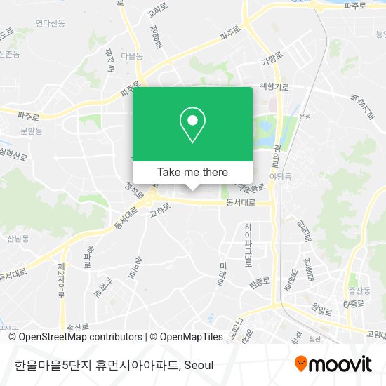 한울마을5단지 휴먼시아아파트 map