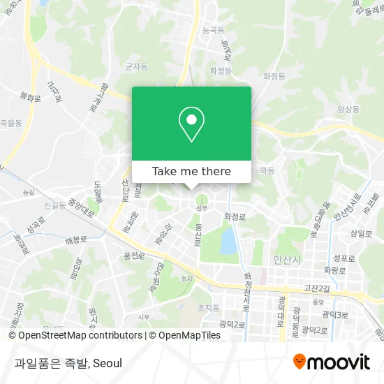 과일품은 족발 map