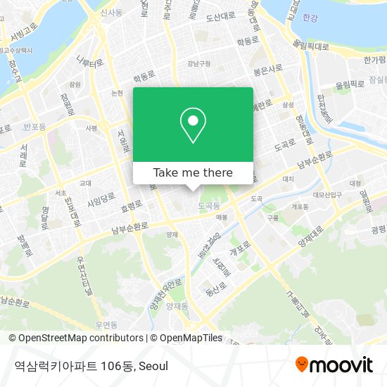 역삼럭키아파트 106동 map