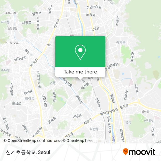 신계초등학교 map