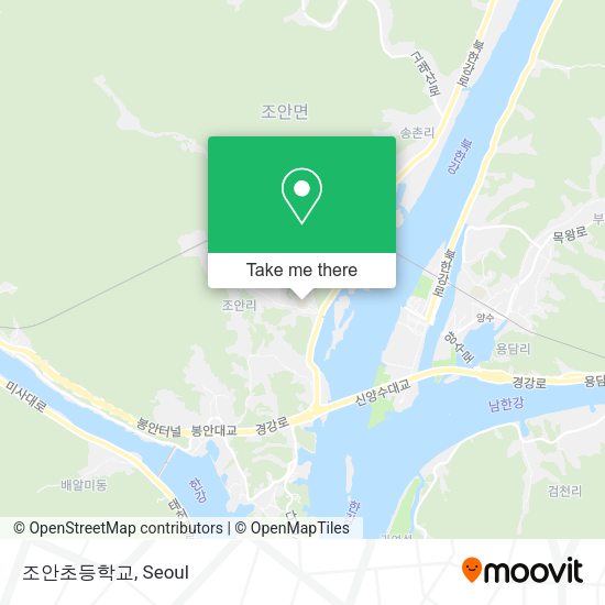 조안초등학교 map