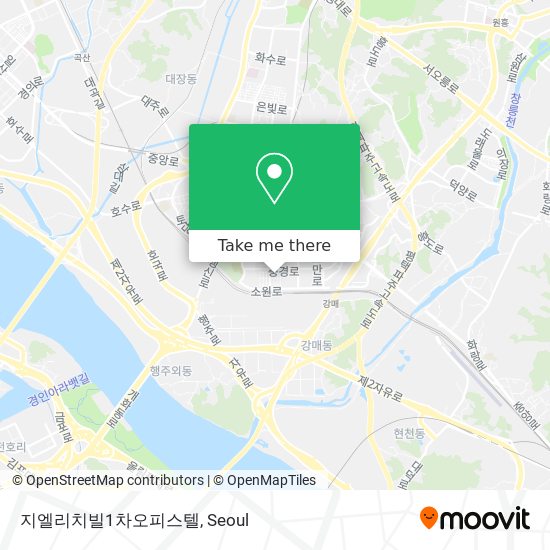 지엘리치빌1차오피스텔 map