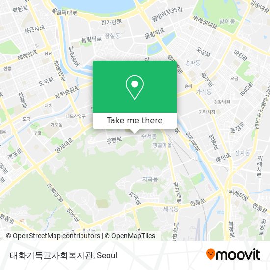 태화기독교사회복지관 map