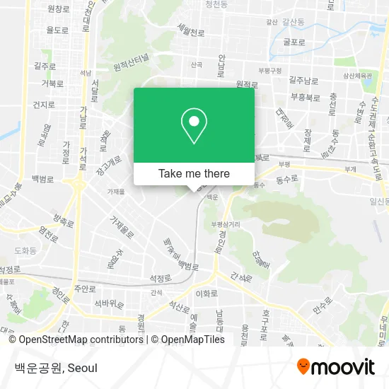 백운공원 map