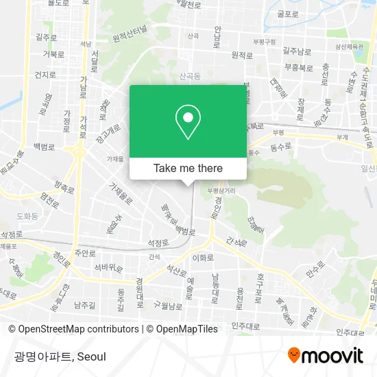 광명아파트 map