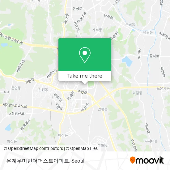 은계우미린더퍼스트아파트 map