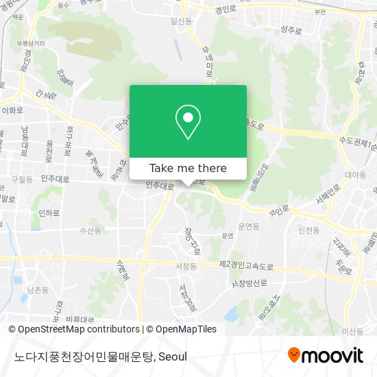 노다지풍천장어민물매운탕 map
