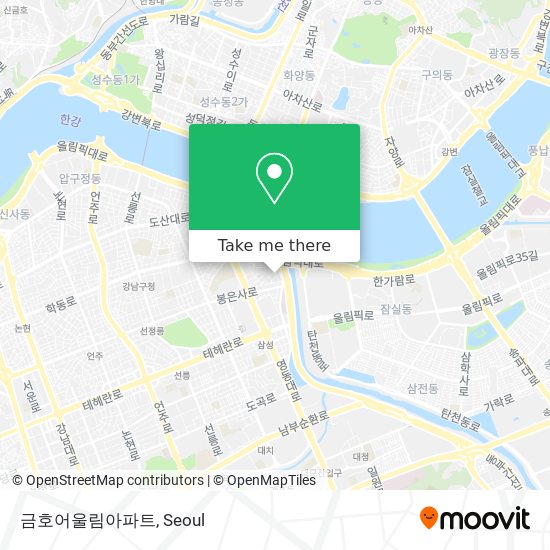 금호어울림아파트 map