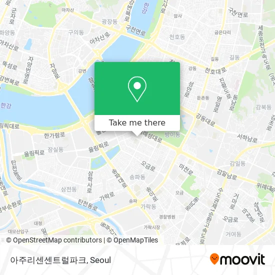 아주리센센트럴파크 map