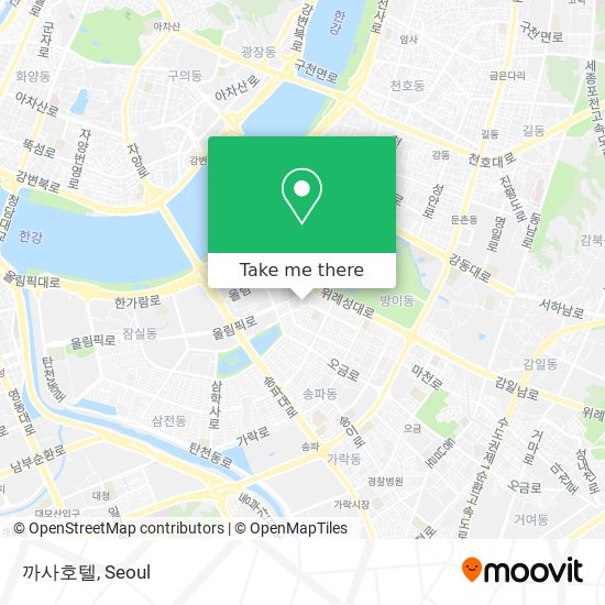 까사호텔 map