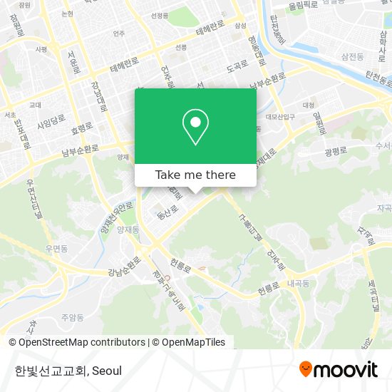 한빛선교교회 map