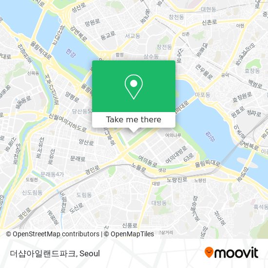 더샵아일랜드파크 map