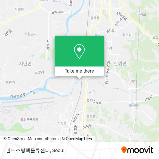 판토스평택물류센터 map