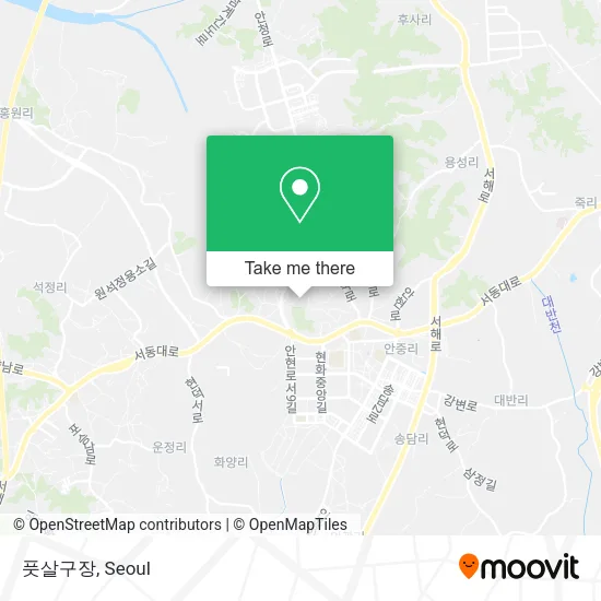 풋살구장 map