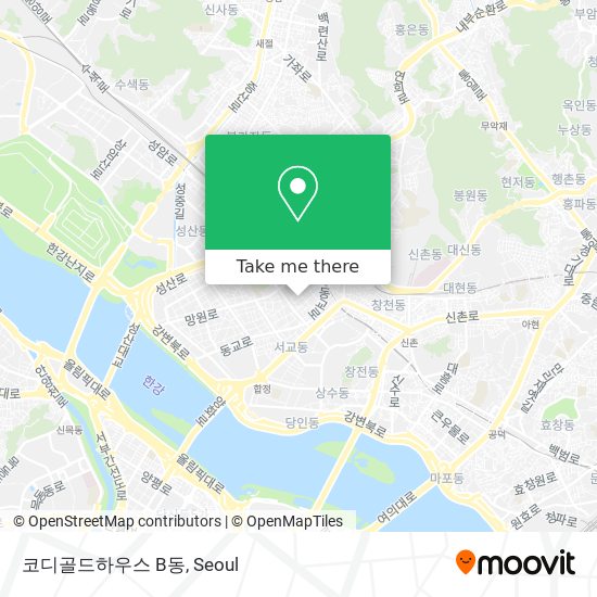 코디골드하우스 B동 map