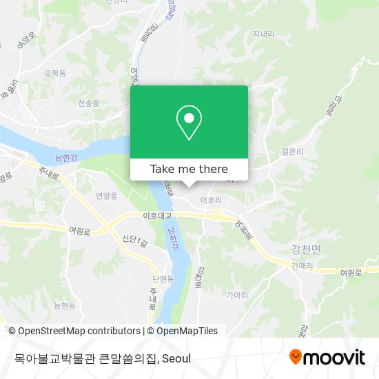 목아불교박물관 큰말씀의집 map