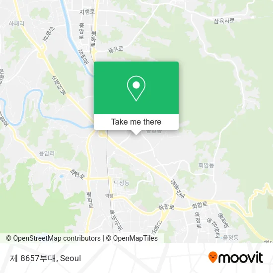 제 8657부대 map