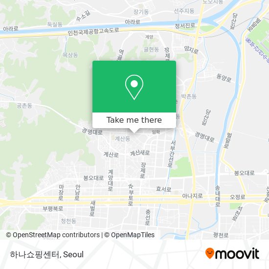 하나쇼핑센터 map