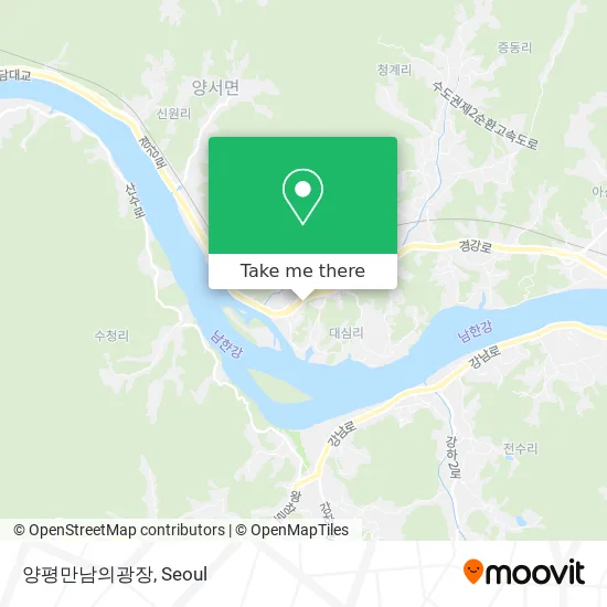 양평만남의광장 map
