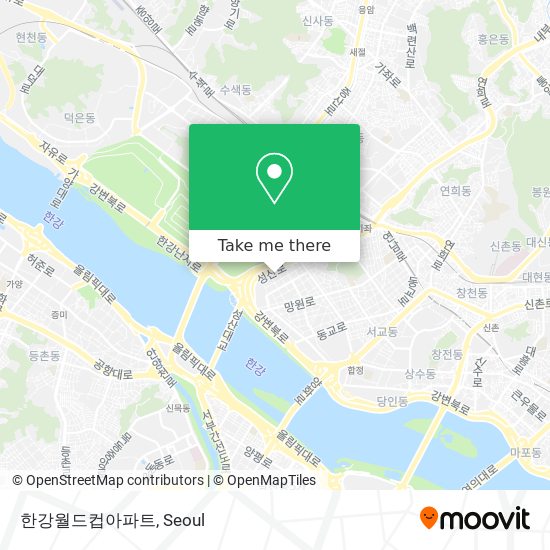 한강월드컵아파트 map