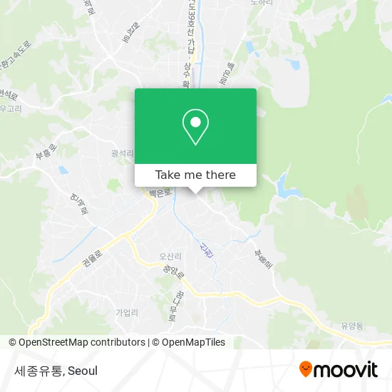세종유통 map