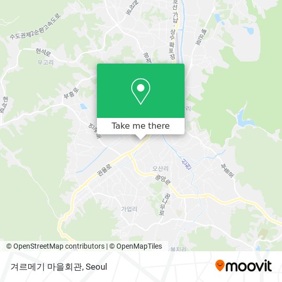 겨르메기 마을회관 map