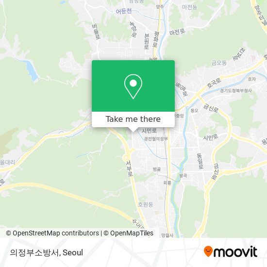 의정부소방서 map