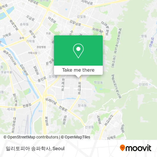 밀리토피아 송파학사 map