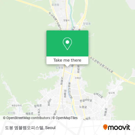도봉 엠블렘오피스텔 map
