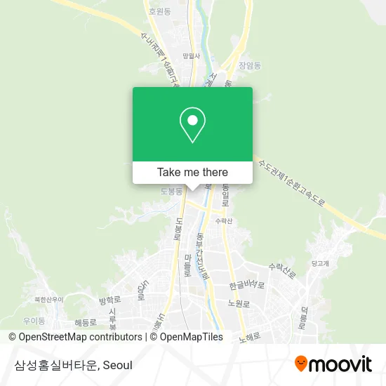 삼성홈실버타운 map