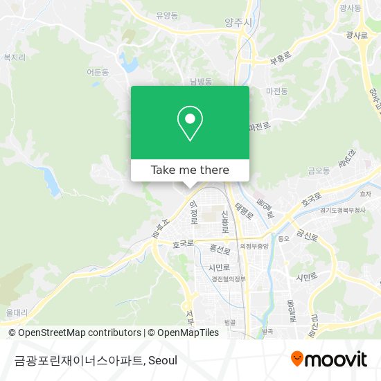 금광포린재이너스아파트 map