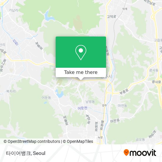 타이어뱅크 map
