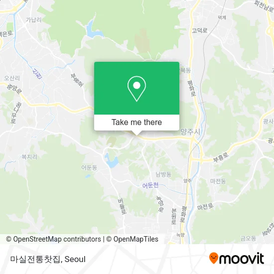 마실전통찻집 map
