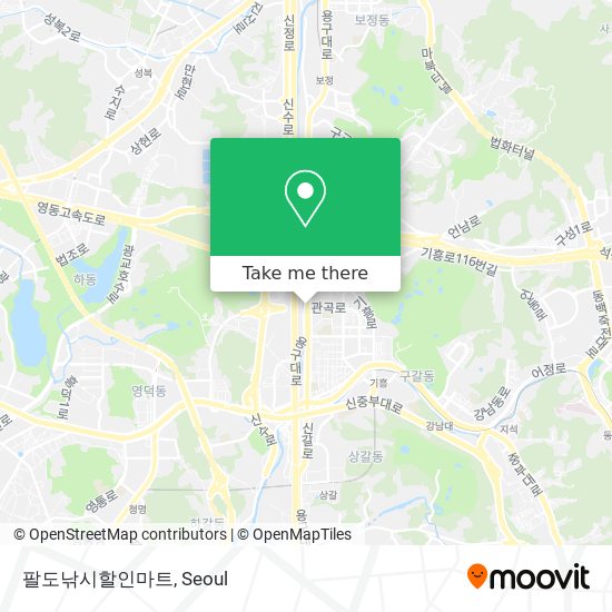 팔도낚시할인마트 map