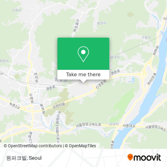 원파크빌 map