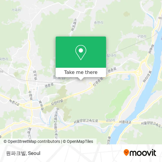 원파크빌 map