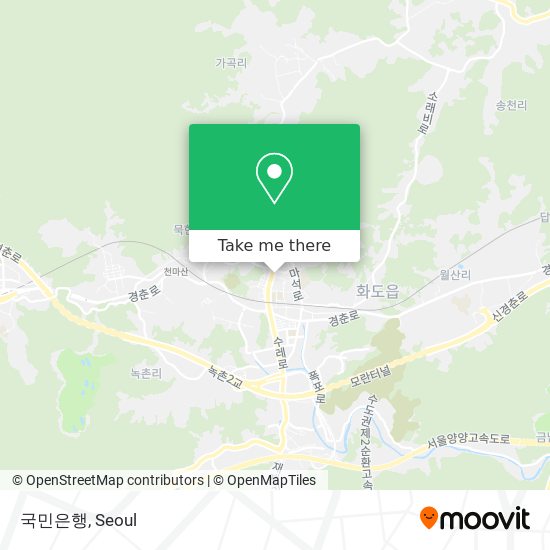 국민은행 map