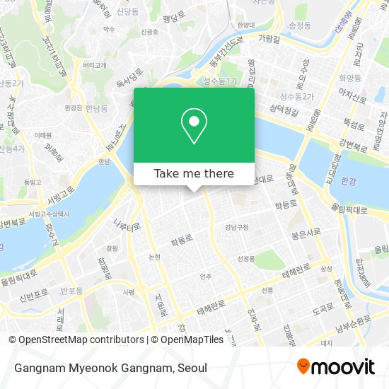 Gangnam Myeonok Gangnam map