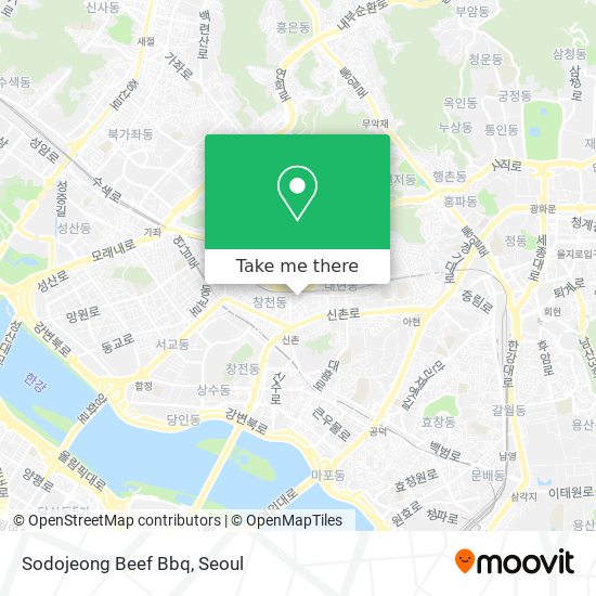 Sodojeong Beef Bbq map