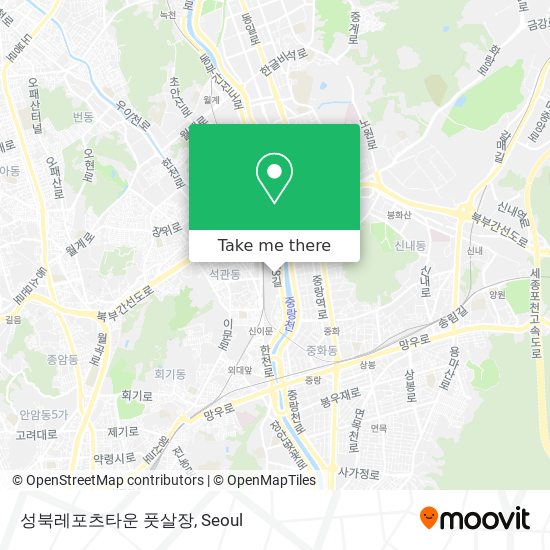 성북레포츠타운 풋살장 map